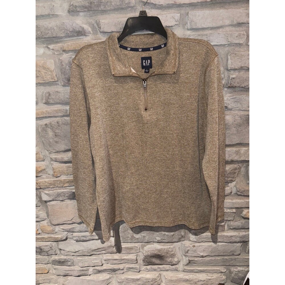 Men’s GAP long sleeve half zip Large pullover
